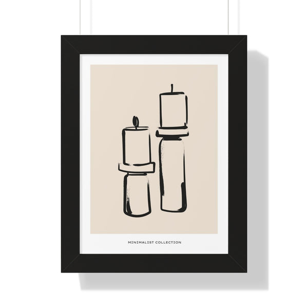 Candles - Framed Print