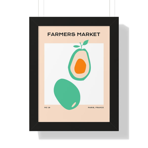 Farmers Market No 19 - Framed Print