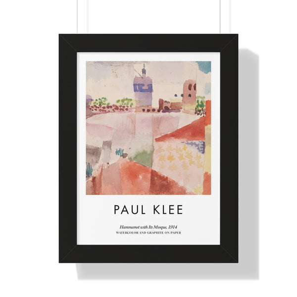 Paul Klee - Hammamet with Its Mosque - Framed Print