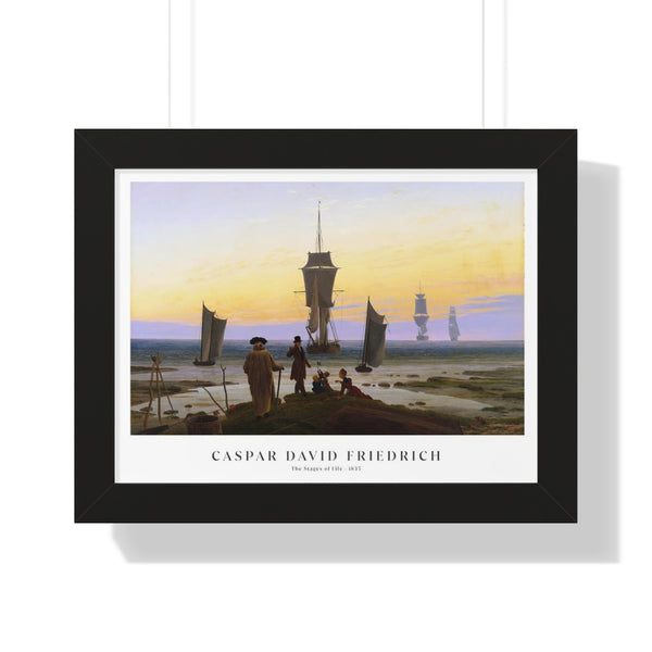 Caspar David Friedrich - The Stages of Life - Framed Print