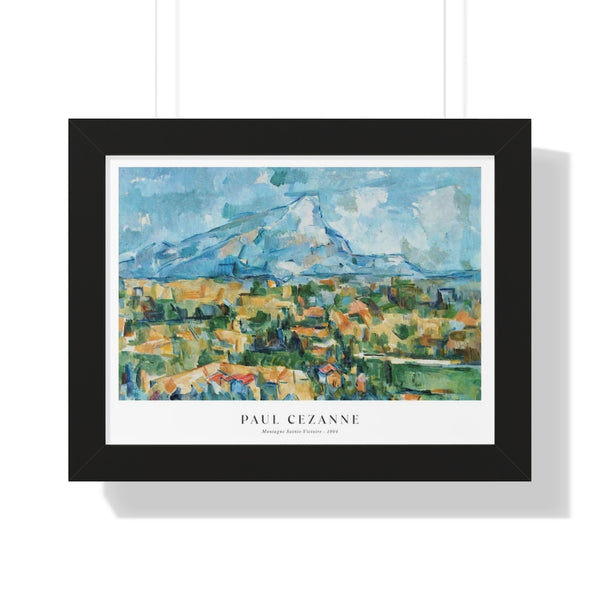 Paul Cézanne - Montagne Sainte-Victoire - Framed Print