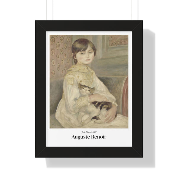 Pierre-Auguste Renoir - Julie Manet - Framed Print