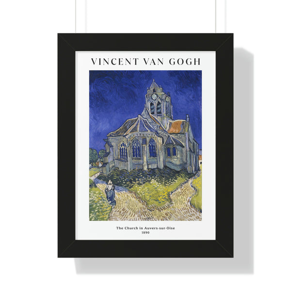 Vincent van Gogh - The Church in Auvers-sur-Oise - Framed Print