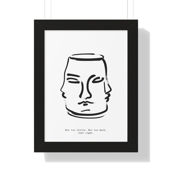 Just Right - Framed Print