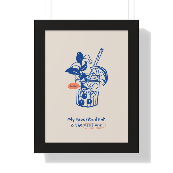 Cocktail Art No5 - Framed Print