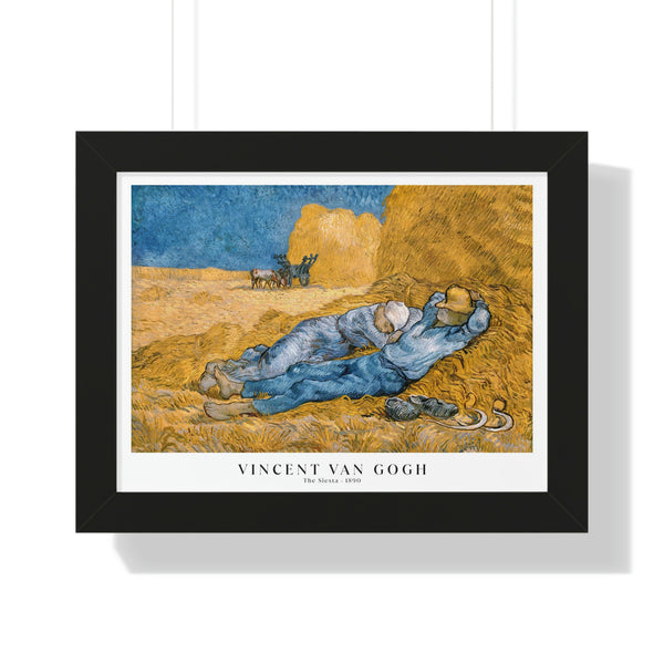 Vincent van Gogh - The Siesta - Framed Print