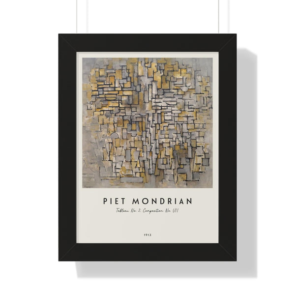 Piet Mondrian - Tableau No. 2, Composition No. VII - Framed Print