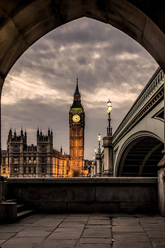 Big Ben clock tower London UK - Art Print
