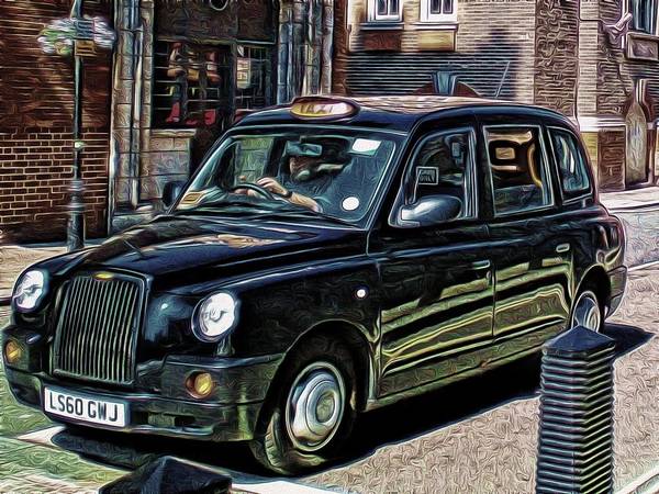 British Taxi - Art Print