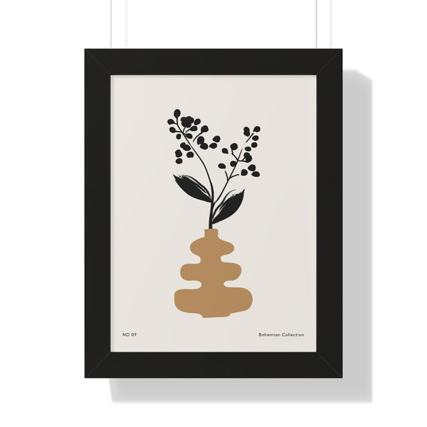 Fleurs dans un vase No 09 - Framed Print