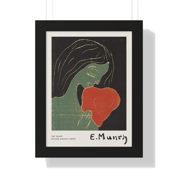 Edvard Munch - The Heart - Framed Print