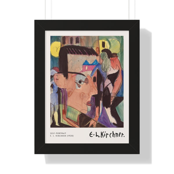 Ernst Ludwig Kirchner - Self-Portrait - Framed Print