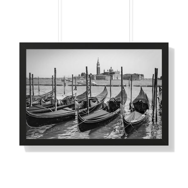 Gondole a Venezia - Framed Print