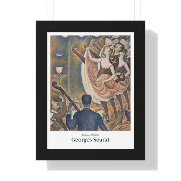 Georges Seurat - Le Chahut - Framed Print