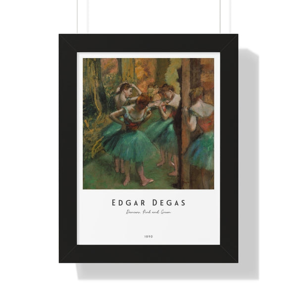 Edgar Degas - Dancers, Pink and Green - Framed Print