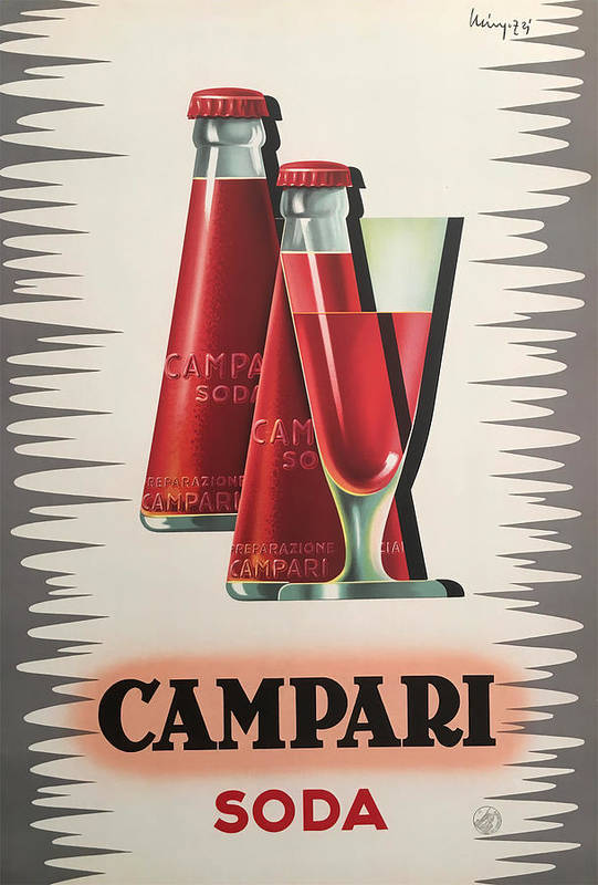 Campari Soda 1950 - Art Print - Murellos