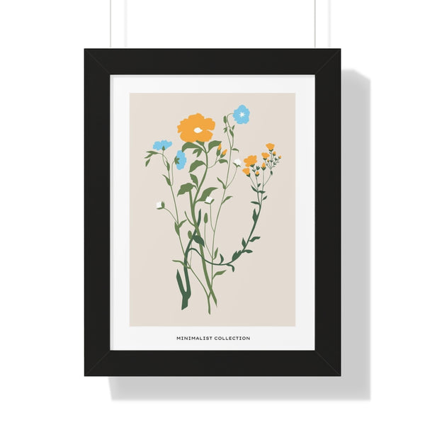 Fleurs de montagne - Framed Print