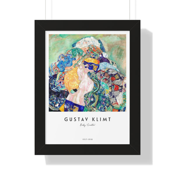 Gustav Klimt - Baby (Cradle) - Framed Print