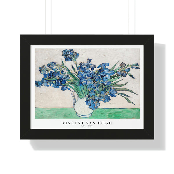 Vincent Van Gogh - Irises, 1890 - Framed Print