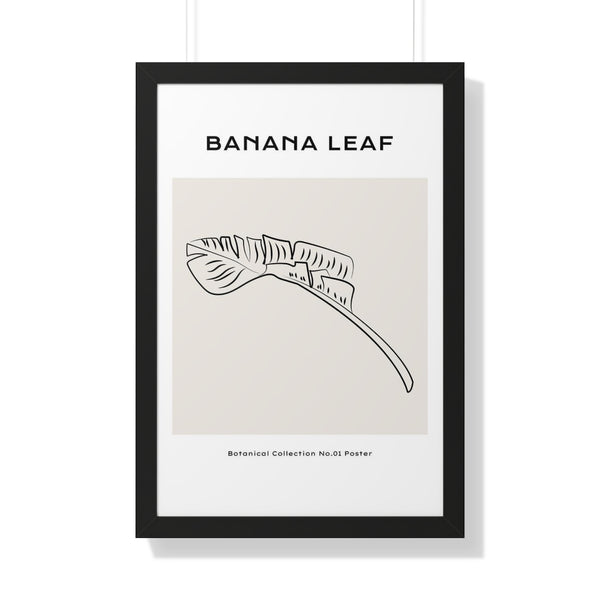 banana leaf No 1 - Framed Print