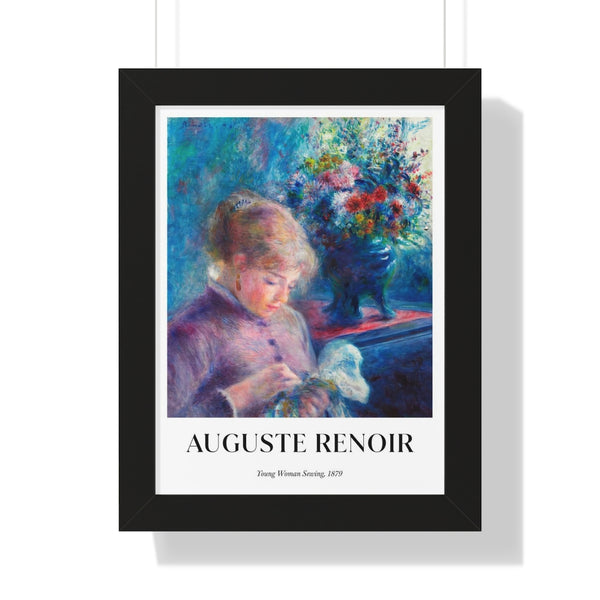 Pierre-Auguste Renoir - Young Woman Sewing - Framed Print