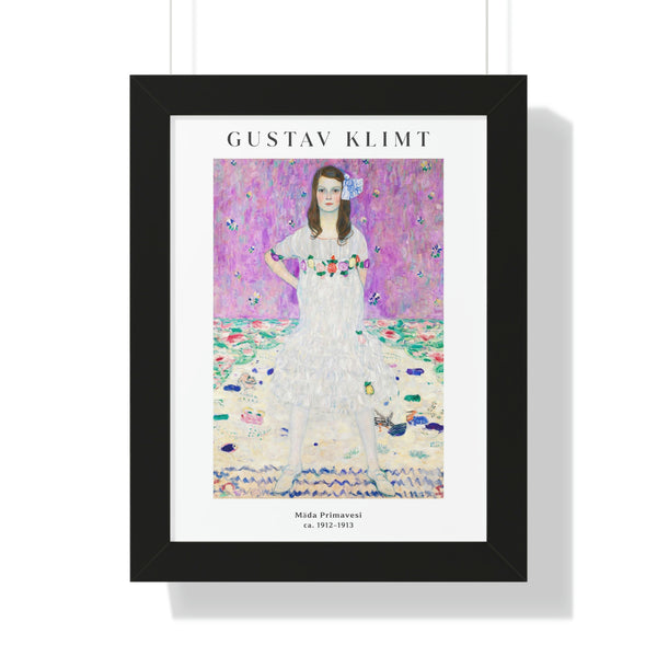 Gustav Klimt - Mäda Primavesi - Framed Print