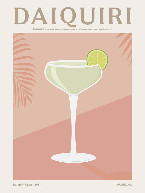 Daiquiri Cocktail - Art Print