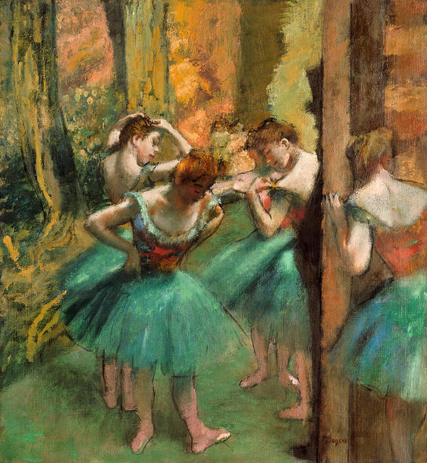 Dancers, Pink and Green, 1890 - Art Print