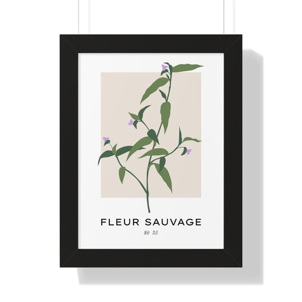 Fleur des champs - Framed Print