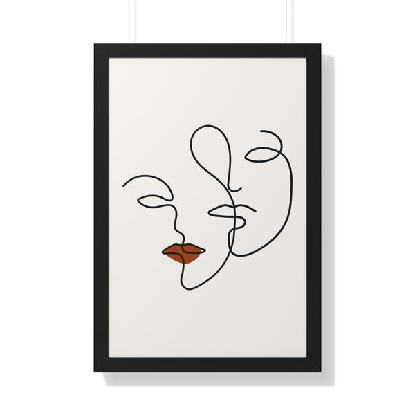 Abstract Love No2 - Framed Print