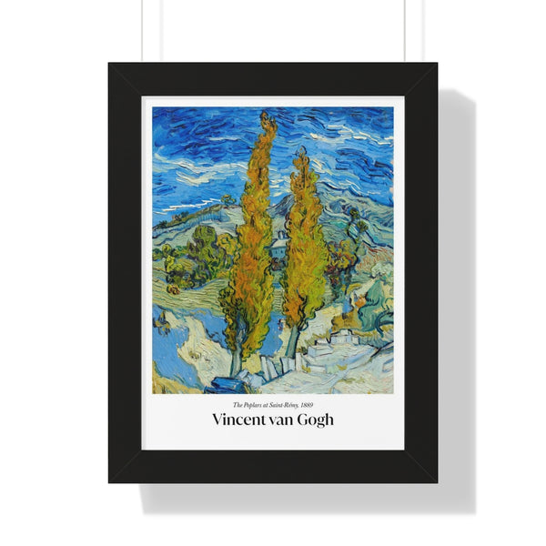 Van Gogh - The Poplars at Saint-Rémy - Framed Print