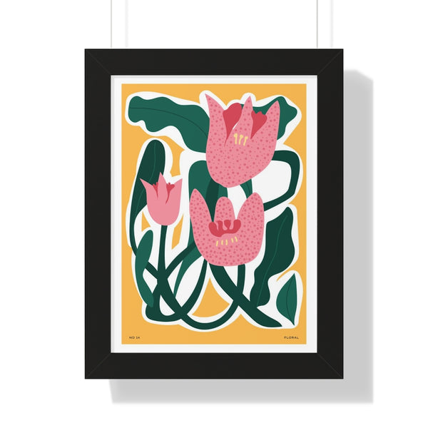 Floral No 14 - Framed Print