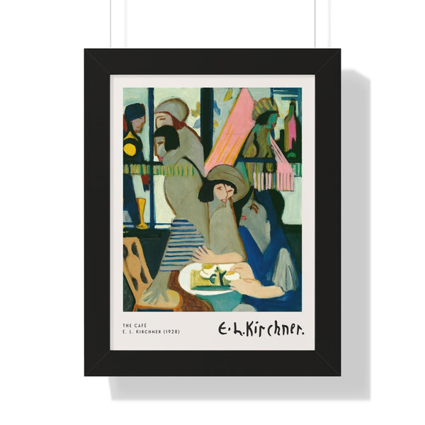 Ernst Ludwig Kirchner - The Café - Framed Print