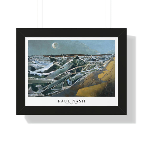 Paul Nash - Totes Meer - Framed Print