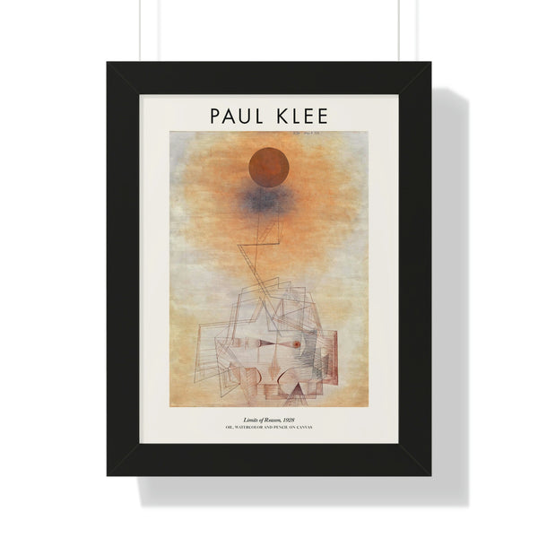 Paul Klee - Limits of Reason - Framed Print