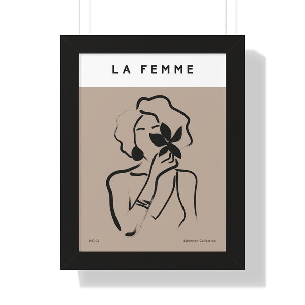 La Femme No 03 - Framed Print