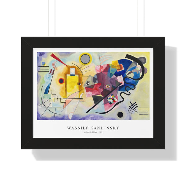 Wassily Kandinsky - Yellow-Red-Blue - Framed Print