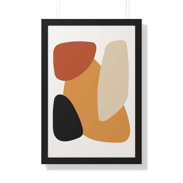 Abstract Shapes No5 - Framed Print