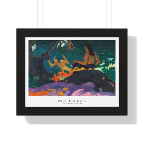 Paul Gauguin -  Fatata te Miti (By the Sea) - Framed Print