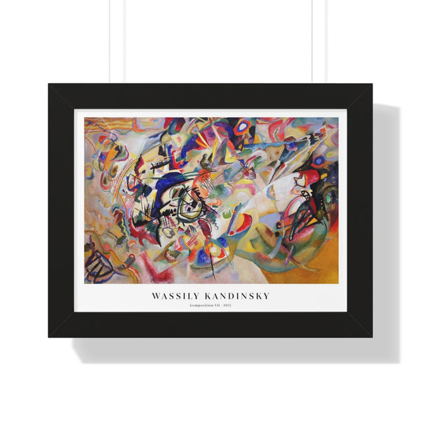 Wassily Kandinsky - Composition VII - Framed Print