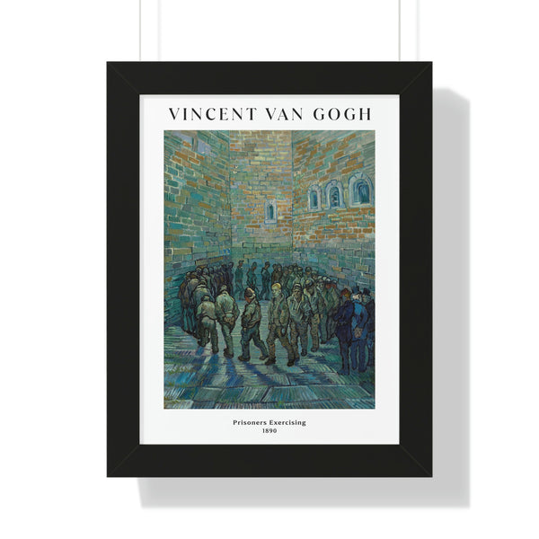 Vincent van Gogh - Prisoners Exercising - Framed Print