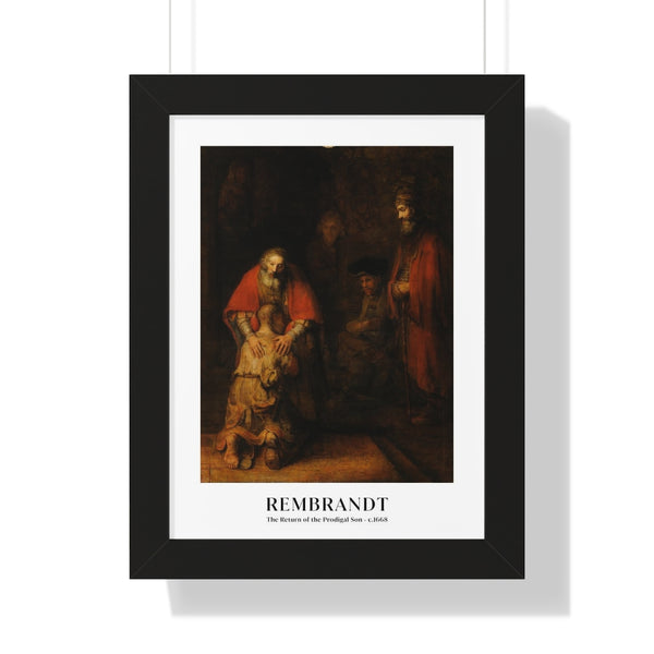 Rembrandt - The Return of the Prodigal Son - Framed Print