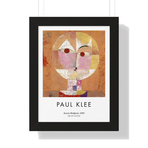 Paul Klee - Senecio (Baldgreis) - Framed Print