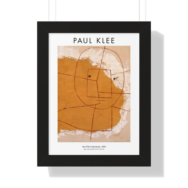 Paul Klee - One Who Understands - Framed Print