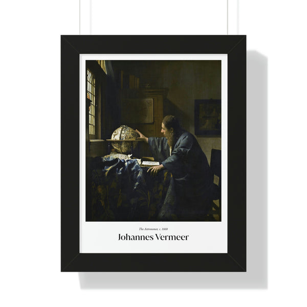 Johannes Vermeer - The Astronomer - Framed Print
