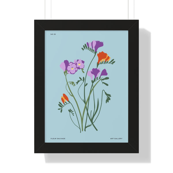 Fleur Sauvage No 25 - Framed Print