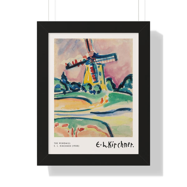 Ernst Ludwig Kirchner - The Windmill - Framed Print