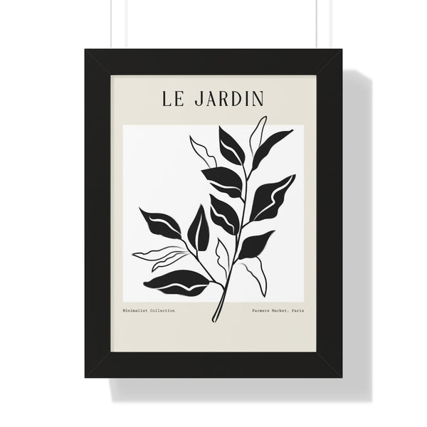 Le Jardin - Framed Print