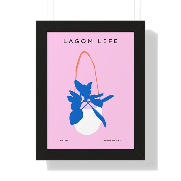 Lagom Life No 04 - Framed Print