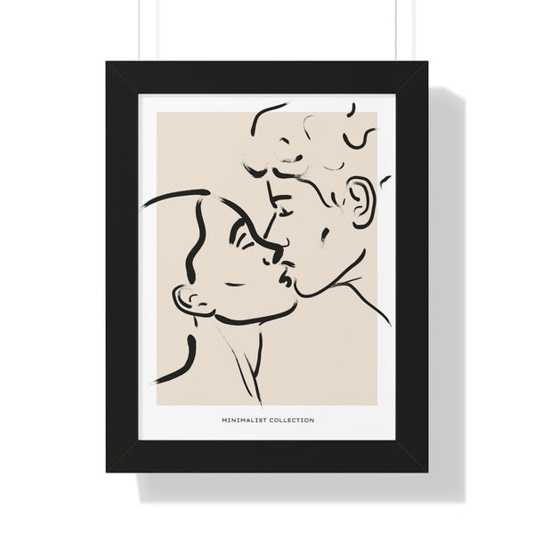 Le Bisou - Framed Print